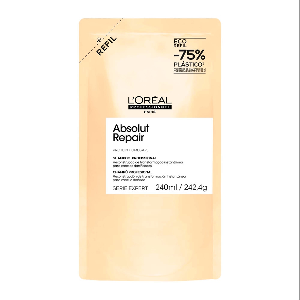 SHAMPOO REFILL L'OR&Eacute;AL PROFESSIONNEL ABSOLUT REPAIR (REFILL DE SHAMPOO PARA CABELLO DA&Ntilde;ADO)